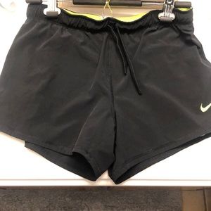 NIKE Dri-Fit 2-in-1 Shorts - Size Small